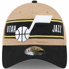 Utah Jazz 2024 NBA Draft 9TWENTY Adjustable Hat Tan/Black