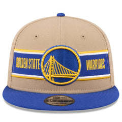 Golden State Warriors 2024 NBA Draft 9FIFTY Snapback Hat Tan/Royal