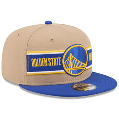 Golden State Warriors 2024 NBA Draft 9FIFTY Snapback Hat Tan/Royal