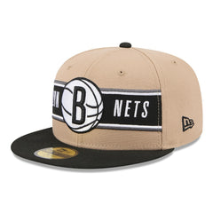 Brooklyn Nets 2024 NBA Draft 59FIFTY Fitted Hat Tan/Black