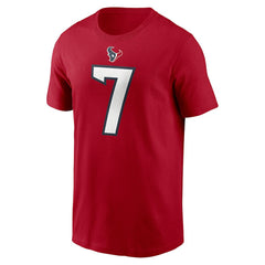 C.J. Stroud Houston Texans Player Name & Number T-Shirt Red