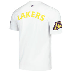 Los Angeles Lakers FISLL Unisex Heritage Crest T-Shirt White