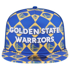Golden State Warriors Seeing Diamonds A-Frame Trucker 9FIFTY Snapback Hat Royal