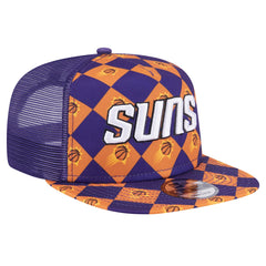 Phoenix Suns Seeing Diamonds A-Frame Trucker 9FIFTY Snapback Hat Purple
