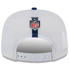Dallas Cowboys New Era 2024 NFL Training Camp Golfer Snapback Hat White/Navy