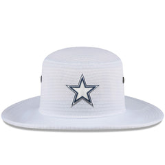 Dallas Cowboys New Era 2024 NFL Training Camp Panama Bucket Hat White