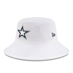 Dallas Cowboys New Era 2024 NFL Training Camp Stretch Bucket Hat White