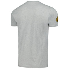 NHL Boston Bruins Mitchell & Ness 100th Anniversary Script Sweep T-Shirt - Heather Gray