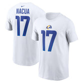 Puka Nacua Los Angeles Rams Player Name & Number T-Shirt White