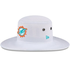 Miami Dolphins New Era 2024 NFL Training Camp Panama Bucket Hat White