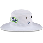 Seattle Seahawks New Era 2024 NFL Training Camp Panama Bucket Hat White