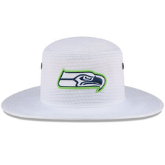Seattle Seahawks New Era 2024 NFL Training Camp Panama Bucket Hat White