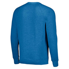 Buffalo Bills Homage Unisex Holiday Raglan Tri-Blend Pullover Sweatshirt Royal