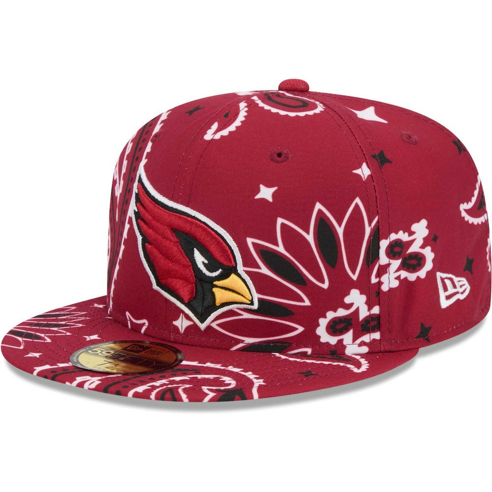 Arizona Cardinals New Era Paisley 59FIFTY Fitted Hat Cardinal