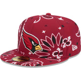 Arizona Cardinals New Era Paisley 59FIFTY Fitted Hat Cardinal