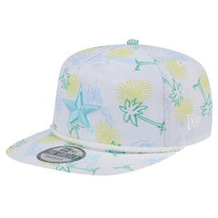 Dallas Cowboys New Era Vacay Golfer Snapback Hat White