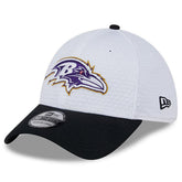 Baltimore Ravens New Era 2024 NFL Training Camp 39THIRTY Flex Hat White/Black