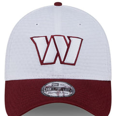 Washington Commanders New Era 2024 NFL Training Camp 39THIRTY Flex Hat White/Burgundy