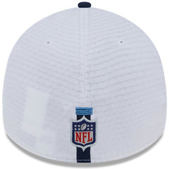 Tennessee Titans New Era 2024 NFL Training Camp 39THIRTY Flex Hat White/Navy