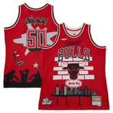 Chicago Bulls x Tats Cru Hardwood Classics Fashion Jersey Red