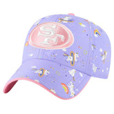 San Francisco 49ers '47 Girls Preschool Unicorn Clean Up Adjustable Hat Lavender
