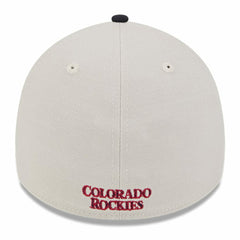 Colorado Rockies New Era 2024 Fourth of July 39THIRTY Flex Hat - Khaki/Black Hats