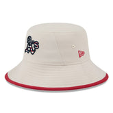 Athletics New Era 2024 Fourth of July Bucket Hat - Khaki Hats