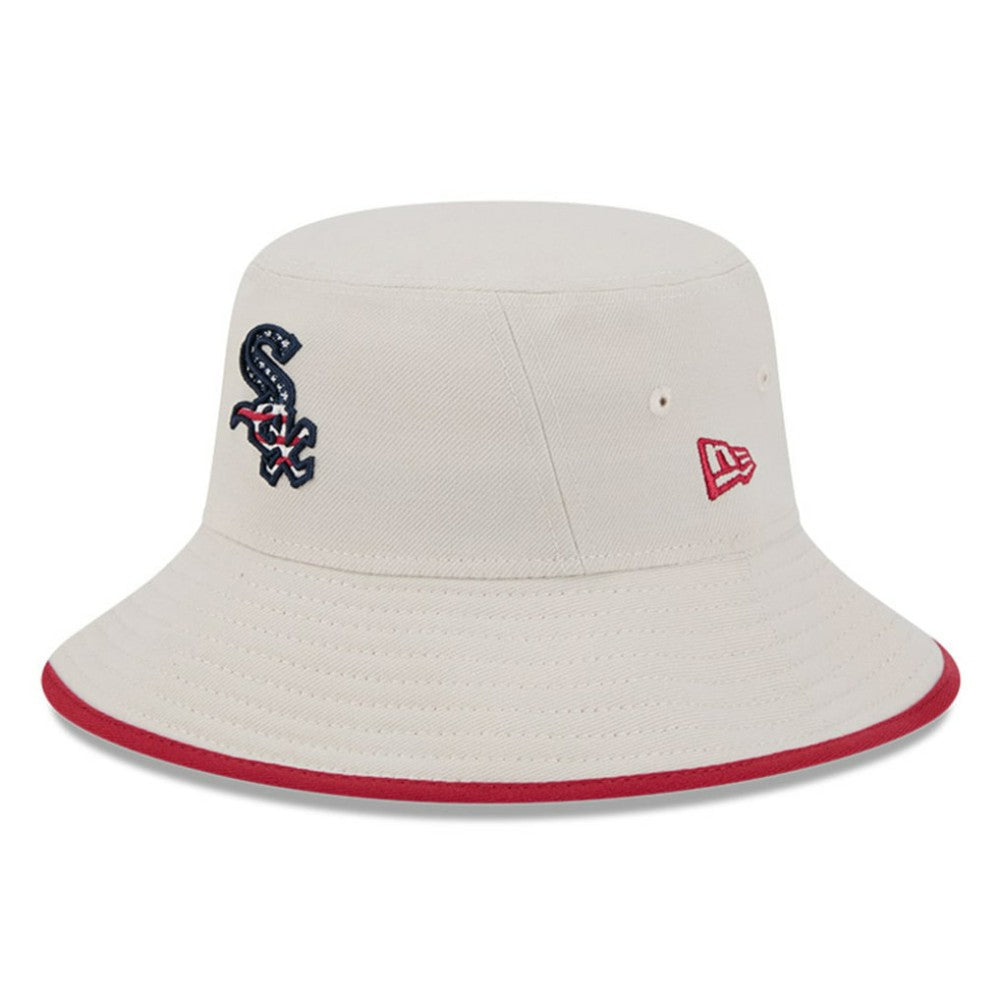 Chicago White Sox New Era 2024 Fourth of July Bucket Hat - Khaki Hats