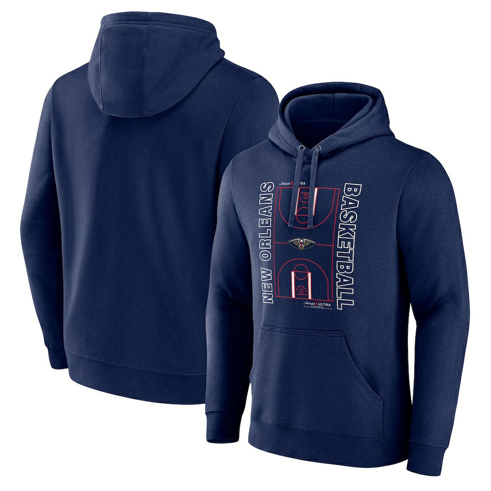 New Orleans Pelicans Michelob Ultra Full Court Pullover Hoodie - Navy