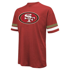 Nick Bosa San Francisco 49ers Majestic Threads Name & Number Oversized Fit T-Shirt Scarlet