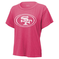 Brock Purdy San Francisco 49ers Majestic Threads Women's Name & Number T-Shirt Pink