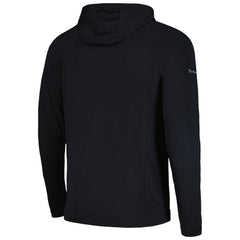 Philadelphia 76ers Levelwear Zander Hoodie Raglan Quarter-Zip Top Black