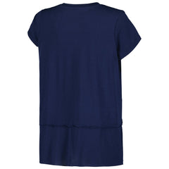 Milwaukee Brewers G-III 4Her by Carl Banks Women's Cheer Fashion T-Shirt - Navy T-shirts
