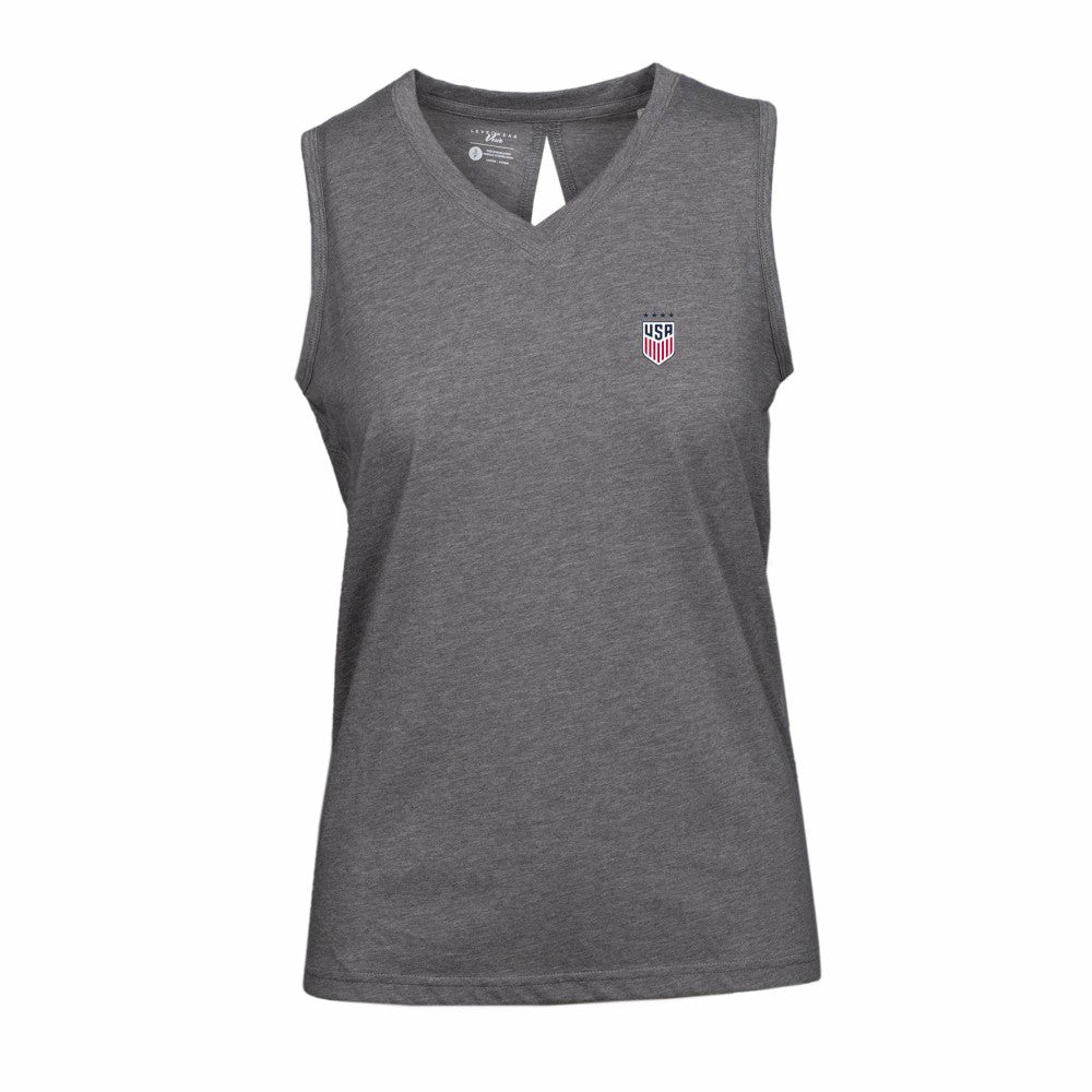 USWNT Levelwear Women's Paisley Tank Top Gray sale