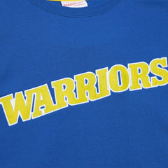 Golden State Warriors Hardwood Classics There and Back Pullover Sweatshirt Royal