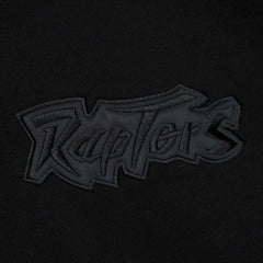 Toronto Raptors Hardwood Classics Tonal Pullover Hoodie Black