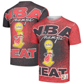 Miami Heat Hardwood Classics 2006 NBA Champions Champ City T-Shirt Red
