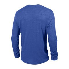NHL St. Louis Blues Champion Multi-Logo Tri-Blend Long Sleeve T-Shirt - Heather Blue