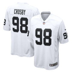 NFL Maxx Crosby Las Vegas Raiders Game Jersey - White