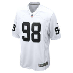 NFL Maxx Crosby Las Vegas Raiders Game Jersey - White