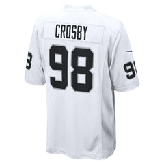 NFL Maxx Crosby Las Vegas Raiders Game Jersey - White