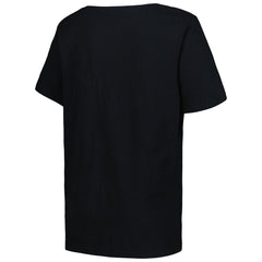 New Orleans Pelicans Profile Women's Plus Size Arch Over Logo V-Neck T-Shirt Black