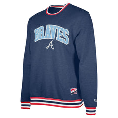 Atlanta Braves New Era Pullover Sweatshirt - Navy Pullover