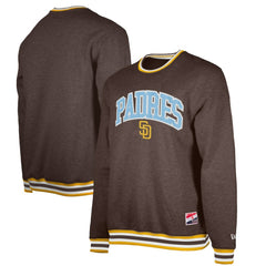 San Diego Padres New Era Pullover Sweatshirt - Brown Pullover