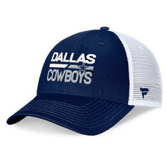 Dallas Cowboys Fundamentals Trucker Adjustable Hat Navy/White