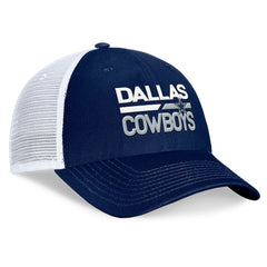 Dallas Cowboys Fundamentals Trucker Adjustable Hat Navy/White