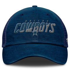 Dallas Cowboys Fundamentals Challenge Trucker Adjustable Hat Navy