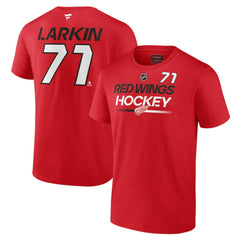 NHL Dylan Larkin Detroit Red Wings Fanatics Authentic Pro Prime Name & Number T-Shirt - Red