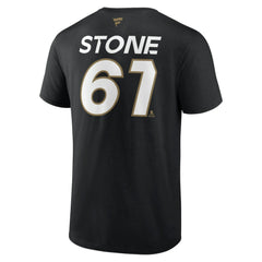 NHL Mark Stone Vegas Golden Knights Fanatics Authentic Pro Prime Name & Number T-Shirt - Black