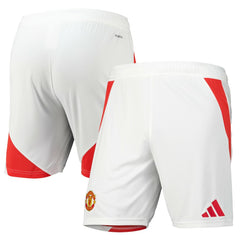 Manchester United 2024/25 Home Replica AEROREADY Shorts White